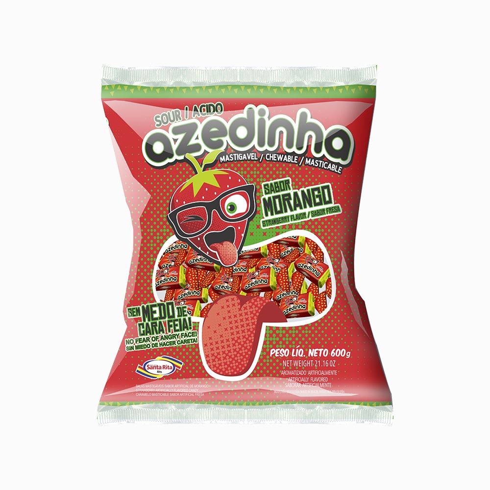 Azedinha Strawberry Chewable Candy